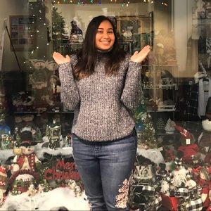 Winter high neck sweater